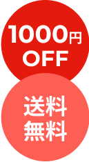 1000円OFF 送料無料